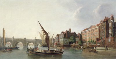 View of Old Westminster Bridge, London by William James